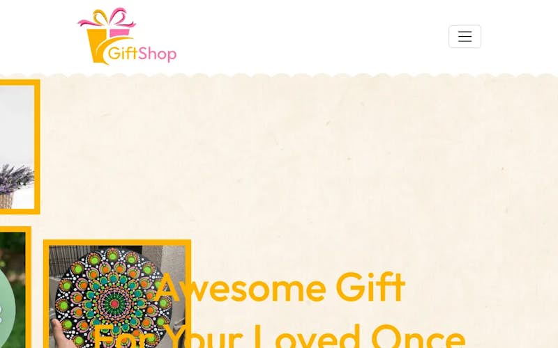 Gift Shop e-commerce website