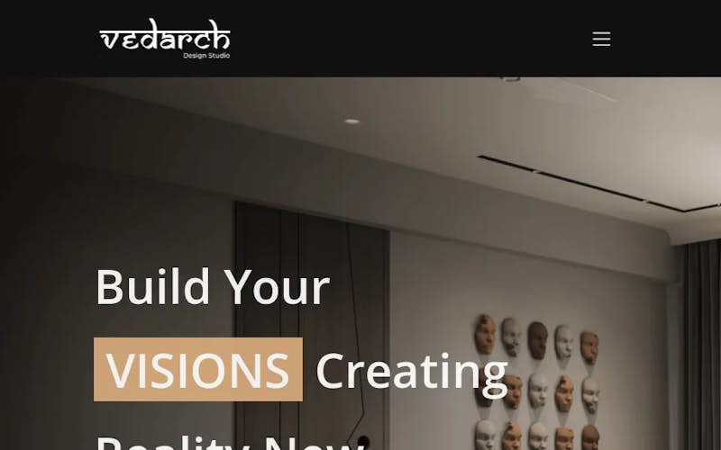Vedarch Design architecture website